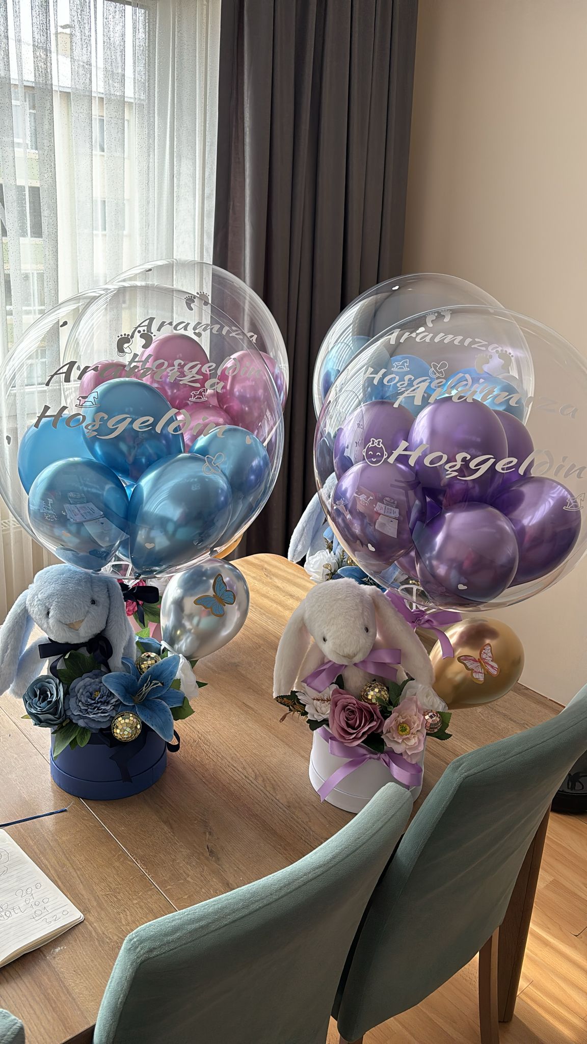 İsme özel balon kutuları